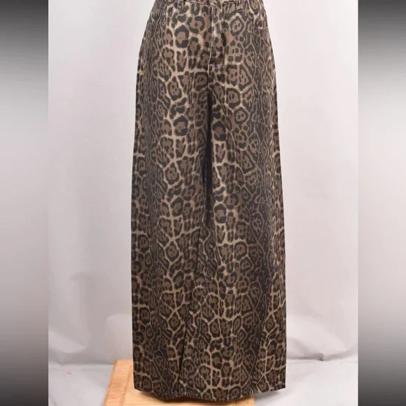 ✨RESTOCKED✨FROM PARIS FRANCE FABULOUS LEOPARD PRINT PANTS - Picture 5 of 6